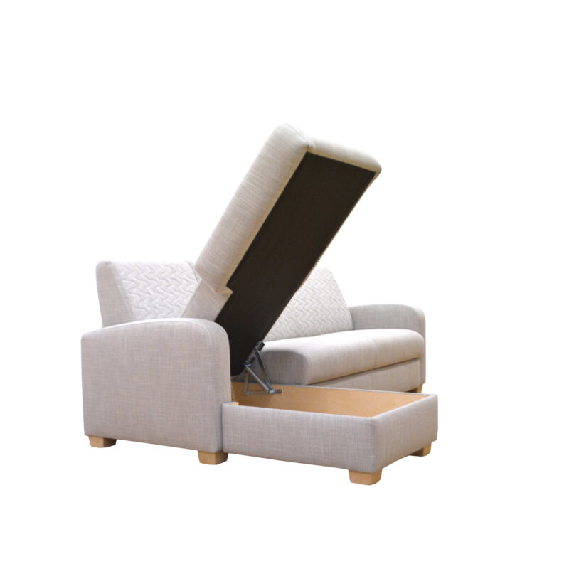 Ecksofa Serfaus <br> Bezugstoff Selina | Stoffkombi – Bild 2