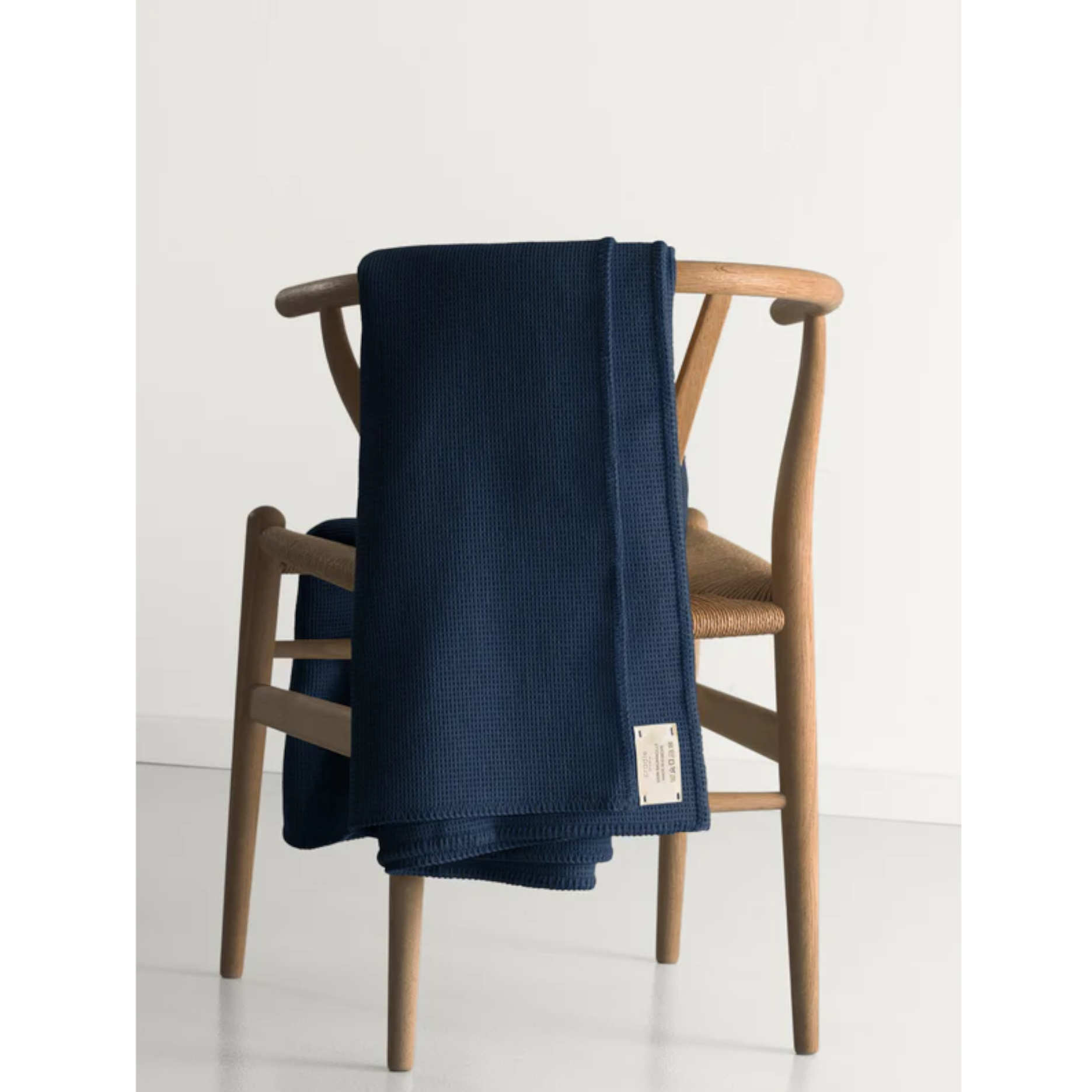 Decke Chiara <br> Pique | Marine – Bild 4